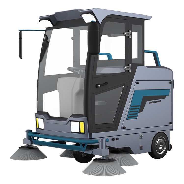 Sweeping Machine Industrial Floor Sweeper Ride On Electric Road Street Sweeper Car