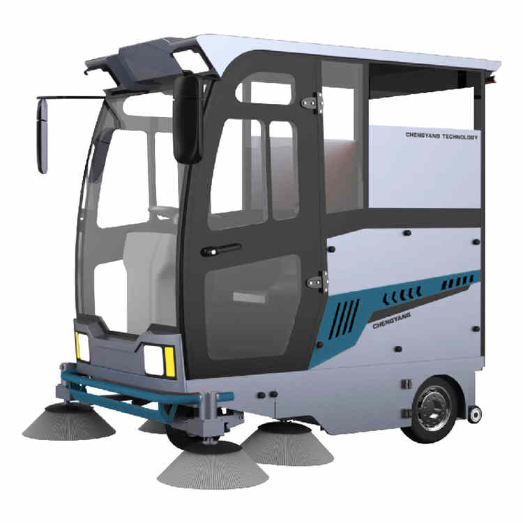 Three wheel Commercial Industrial electric road sweeper type Floor Sweeper Machine Electric Floor Sweeper